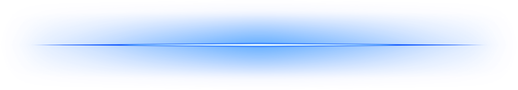 Glowing Blue Neon Line Light