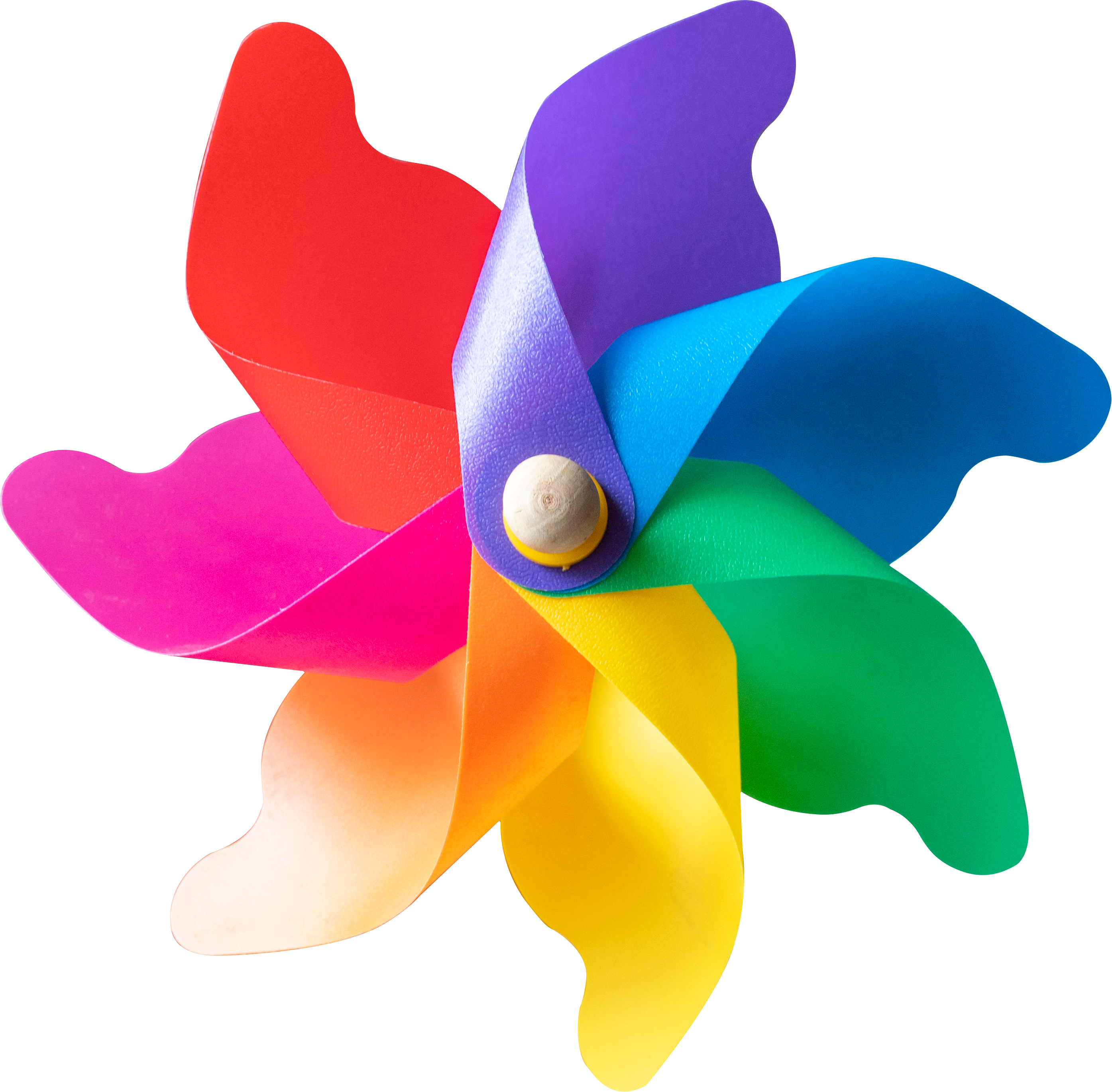 Colorful Windmill Cutout